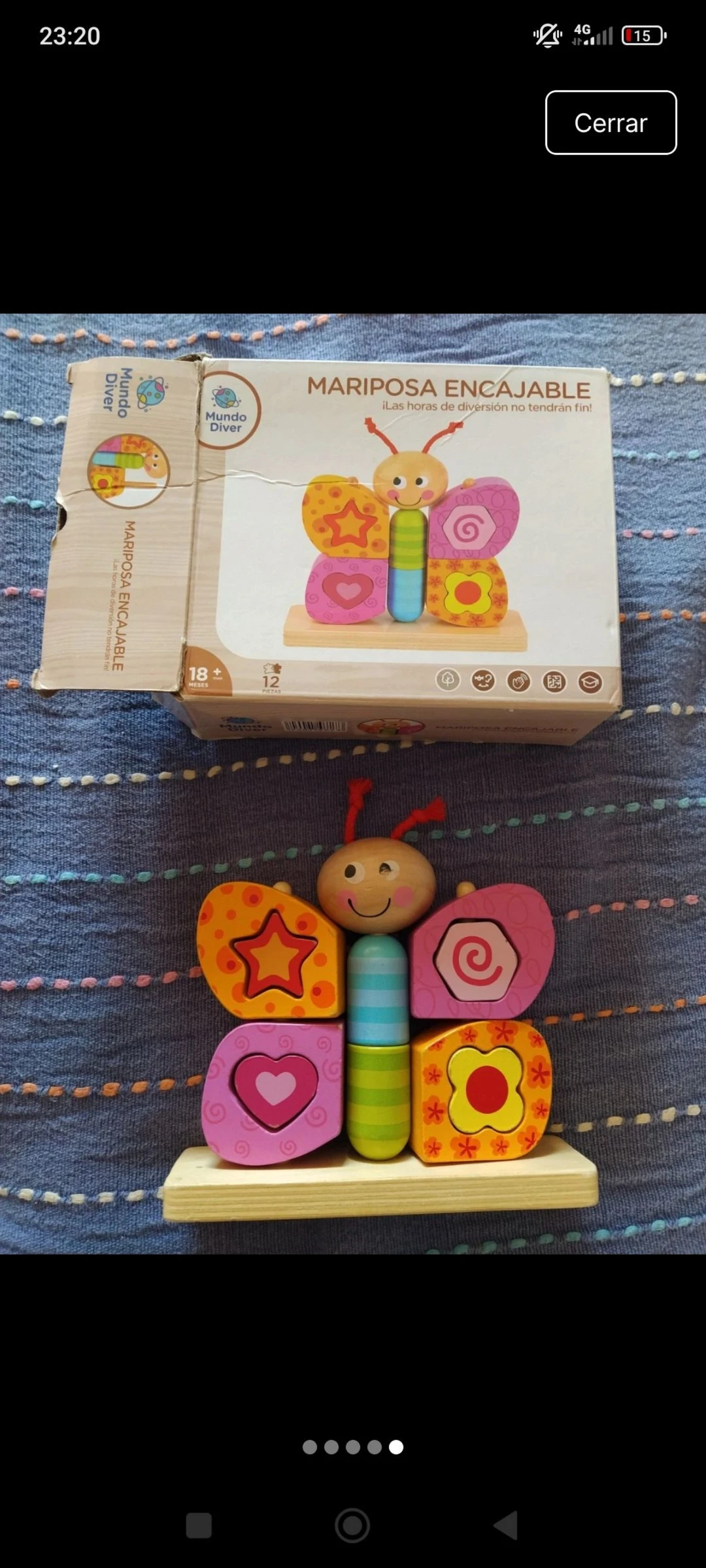 Juguetes encajable de madera 
